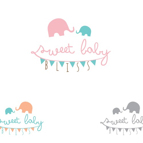 Boy logo with the title 'Baby logo'