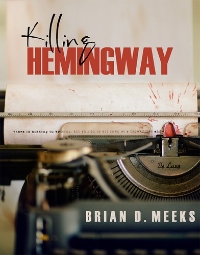 Photography book cover with the title 'Book Cover - Killing Hemingway'