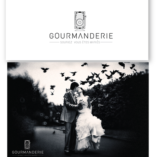 Wedding photography logo with the title 'Bold logo concept for the photography '