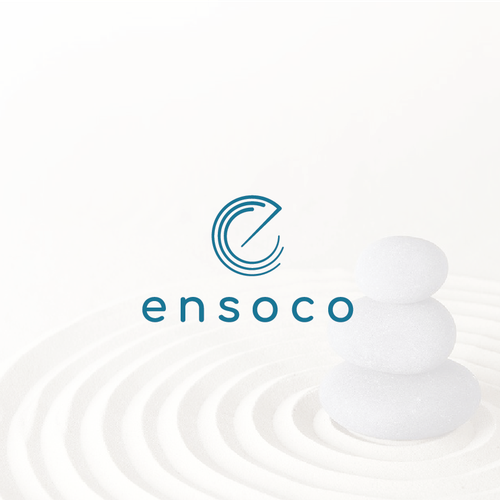 Zen brand with the title 'Clean and simple Logo concept for ensoco.'
