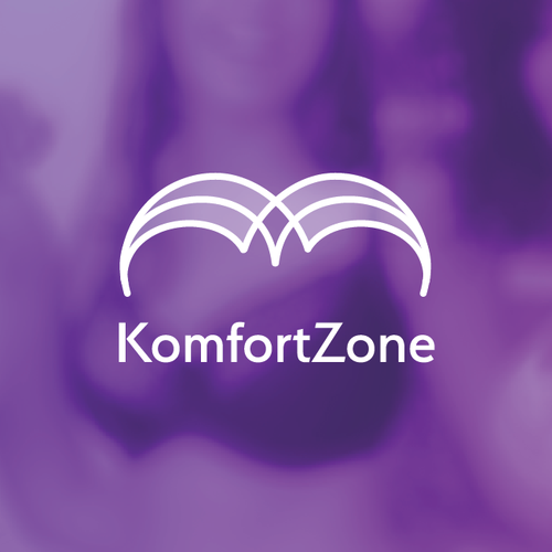 Caring logo with the title 'Compassion-fuelled logo for bra company'