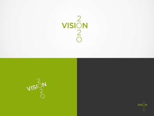 Sans serif logo with the title 'Vision 2020'