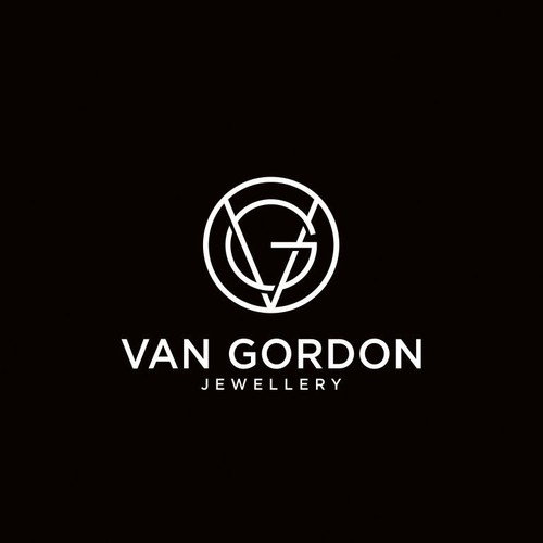 Jewelry logo with the title 'Van Gordon Jewellery'