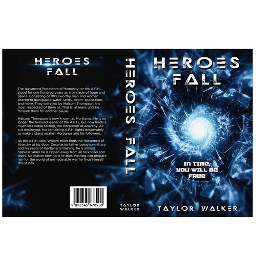 Galaxy book cover with the title 'book cover'