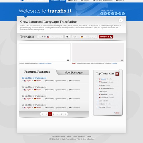 High-end website with the title 'TransFix.It'
