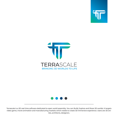 Game brand with the title 'Terrascale'