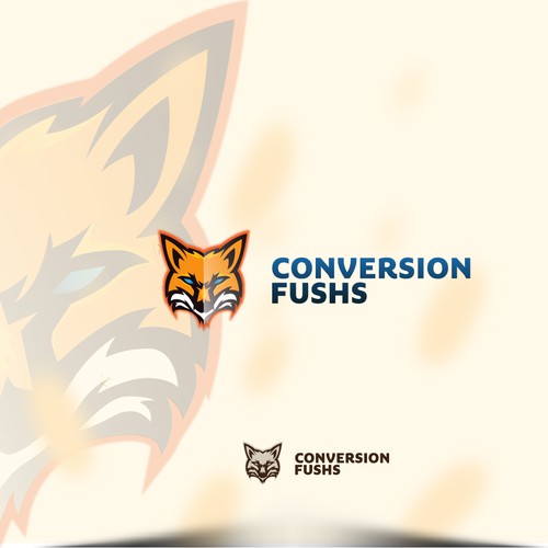 Angry logo with the title 'fox mascot'