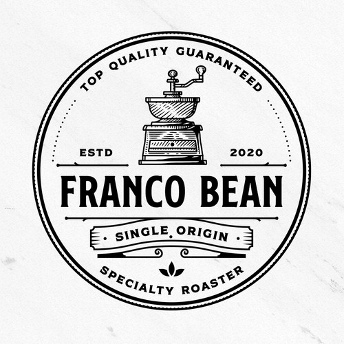 Bean design with the title 'franco bean'