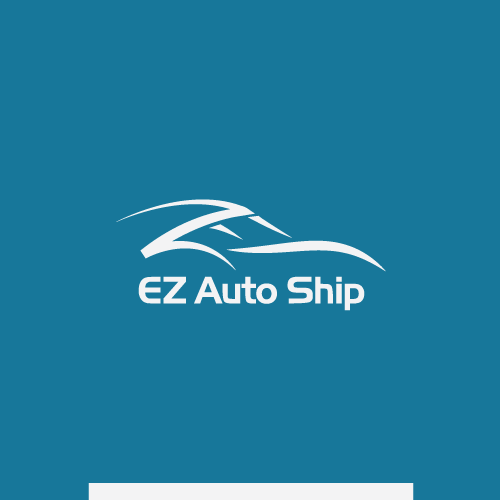 Shipping logo with the title 'Auto Transport Company logo'
