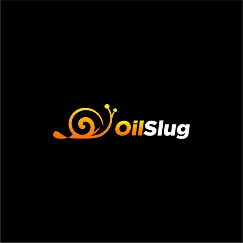Oil logo with the title 'oilslug logo'