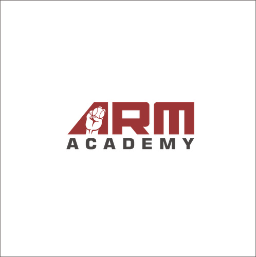Softball design with the title 'Arm academy'
