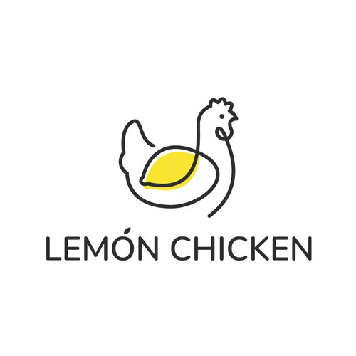 Chicken king logo with the title 'Quirky logo design for a ghost kitchen exploring various food'