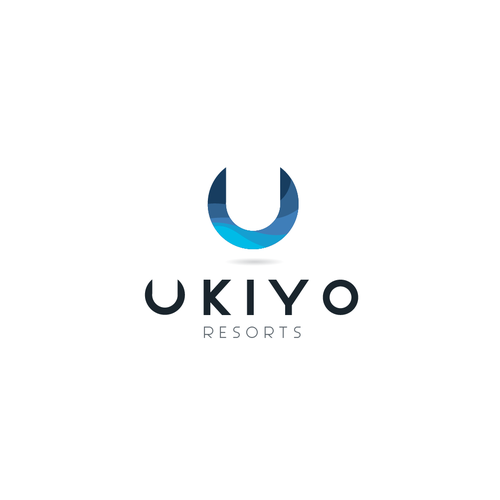 Travel brand with the title 'UKIYO Resorts'