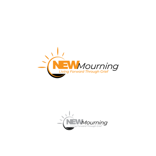 Dynamic logo with the title 'New Mourning'