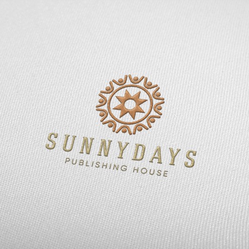 Sun brand with the title 'Logo for SUNNYDAYS publishing house'