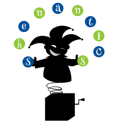 Joker logo with the title 'Logo concept for Shenantics'