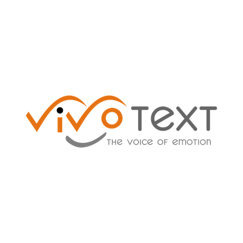 Audio design with the title 'logo for VivoText'