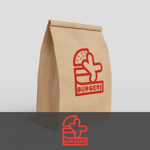 Fast logo with the title 'JK burgers'