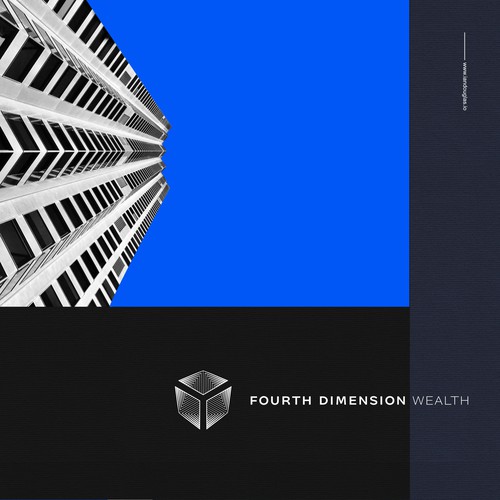 Business brand with the title 'Spatial mark for Fourth Dimension Wealth'