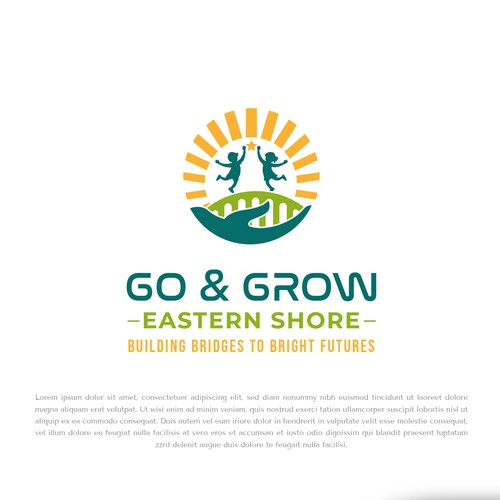 Kindergarten design with the title 'Go & Grow Eastern Shore'