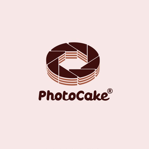 Decorative design with the title 'Simple logo concept for cake decoration company'
