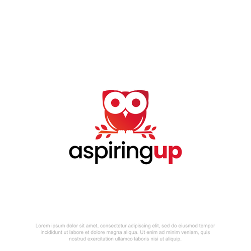 Wise logo with the title 'Logo Design for AspiringUp'