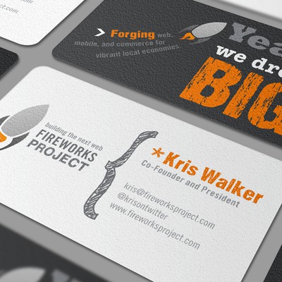 Love Typography? We need a biz card design: