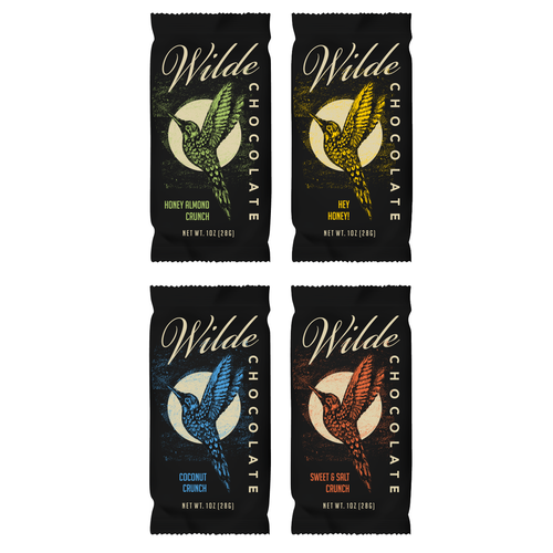 Artisan logo with the title 'Package concept for chocolate'