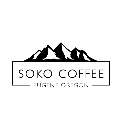 Oregon design with the title 'Logo concept for coffee shop'