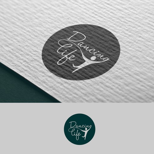 Dance logo with the title 'Logo for life consulting firm'
