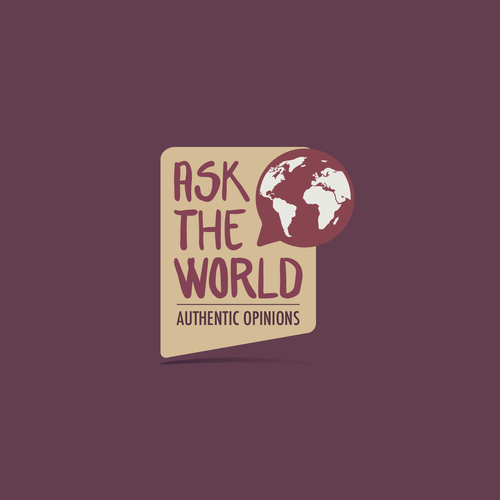 Website logo with the title 'Logo Design for new social polling site'