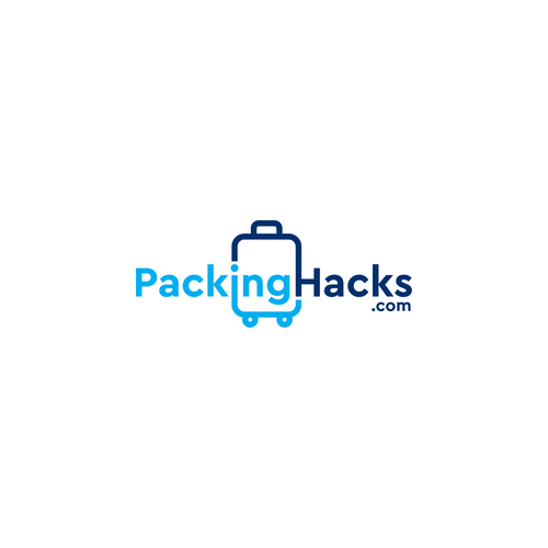 Vacation logo with the title 'Packing Hacks'