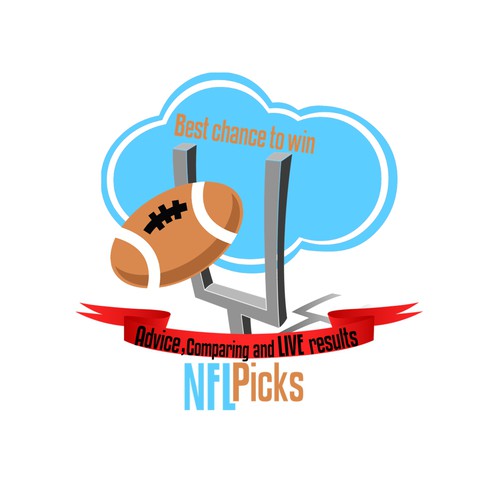 NFL design with the title 'NFL Picks Logo for Apple or Android'