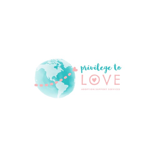 Support logo with the title 'Logo for Privilege To Love Adoption Support Services'