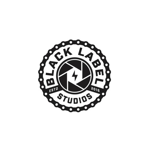 Machinery logo with the title 'Logo for edgy photographer'