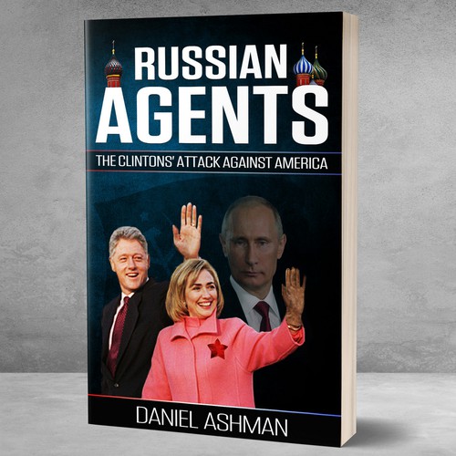 American design with the title 'EBook Design for a Political Novel'