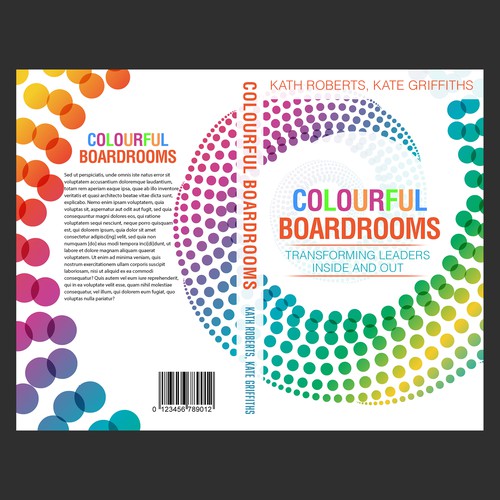 Leadership book cover with the title 'Colourful Boardrooms'