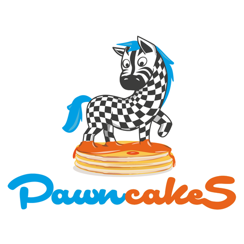 Bishop logo with the title 'logo design for a company that produces chesses for children'