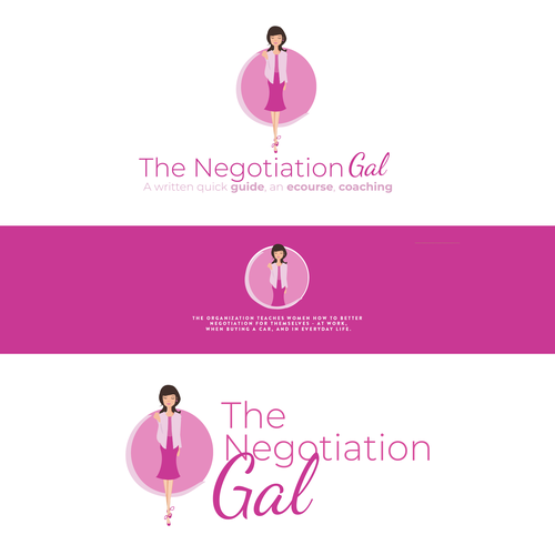 Woman face logo with the title 'Logo for Female Empowerment company'