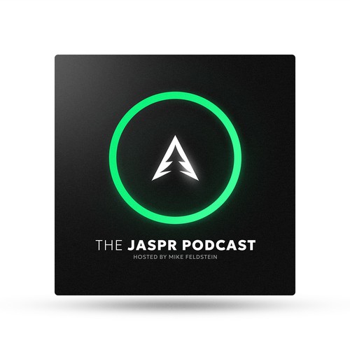 Minimal design with the title 'Podcast Cover Design'