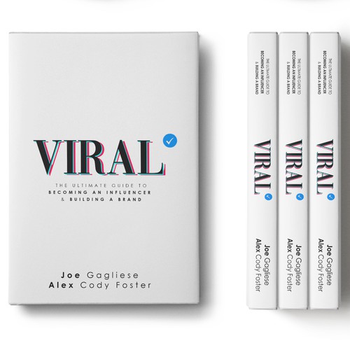 Inspirational book cover with the title 'Viral'