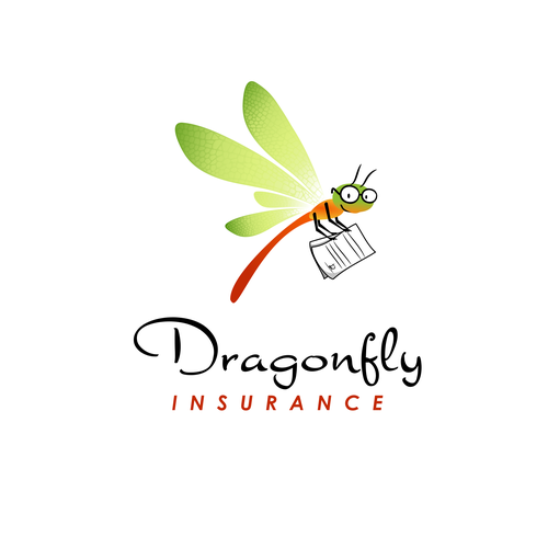 Dragonfly design with the title 'Dragonfly Insurance'