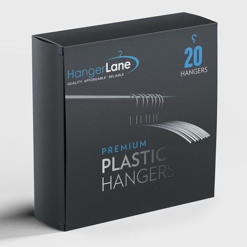 Subscription box packaging with the title 'Plastic Hanger Packaging '