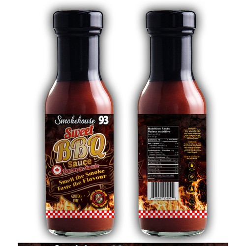 Label with the title 'Packaging design '