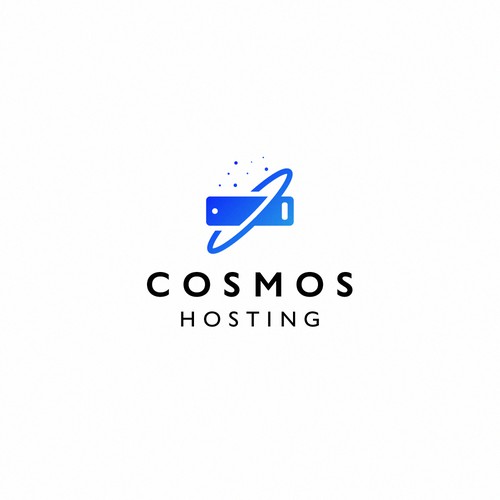 Server logo with the title 'Logo design for a web hosting company'