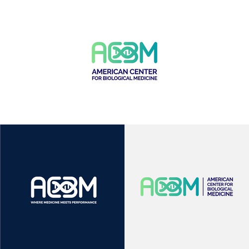 American flag logo with the title 'ACBM Logo'