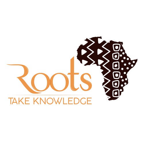 Knowledge logo with the title 'Roots | Take Knowledge Logo'