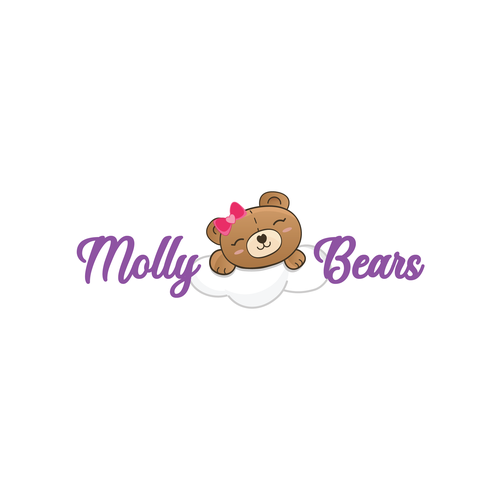 Bow design with the title 'Molly Bears'