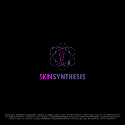 Scientific design with the title 'SKIN SYNTHESIS'