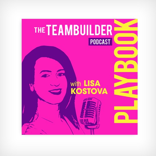 Podcast design with the title 'Design for Podcast cover'